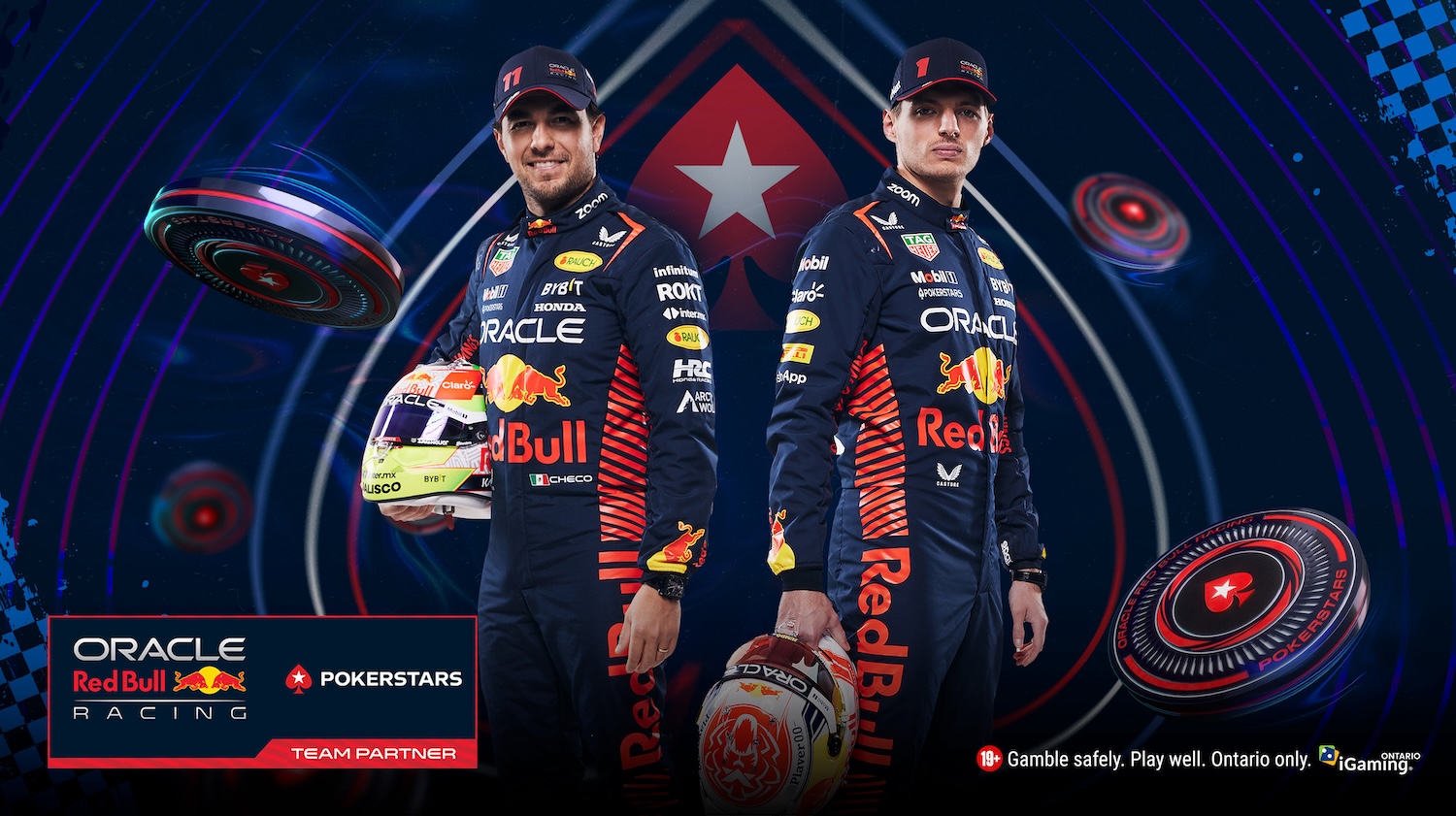 PokerStars and Oracle Red Bull Racing unveil unique race collab