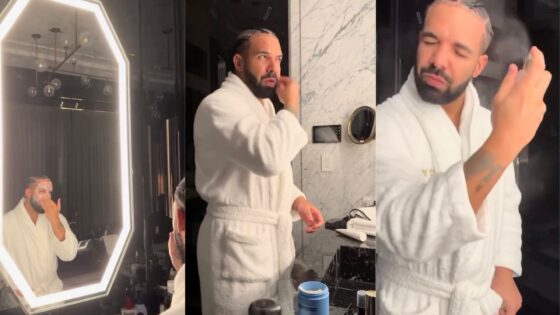 Drake's GRWM get ready with me skincare routine on instagram Peter Thomas Roth pads