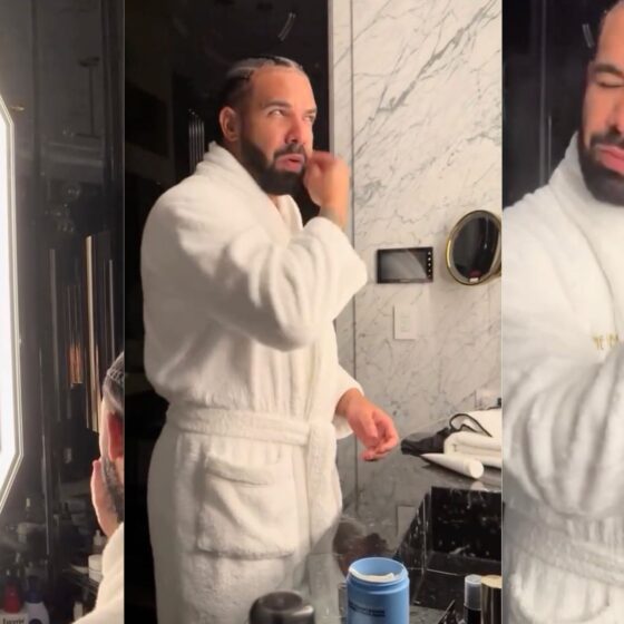 Drake's GRWM get ready with me skincare routine on instagram Peter Thomas Roth pads