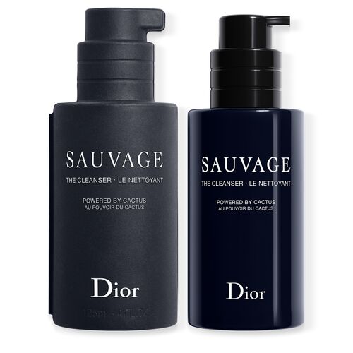 Dior beauty's Sauvage mencare skincare collection line made from Cactus new The cleanser