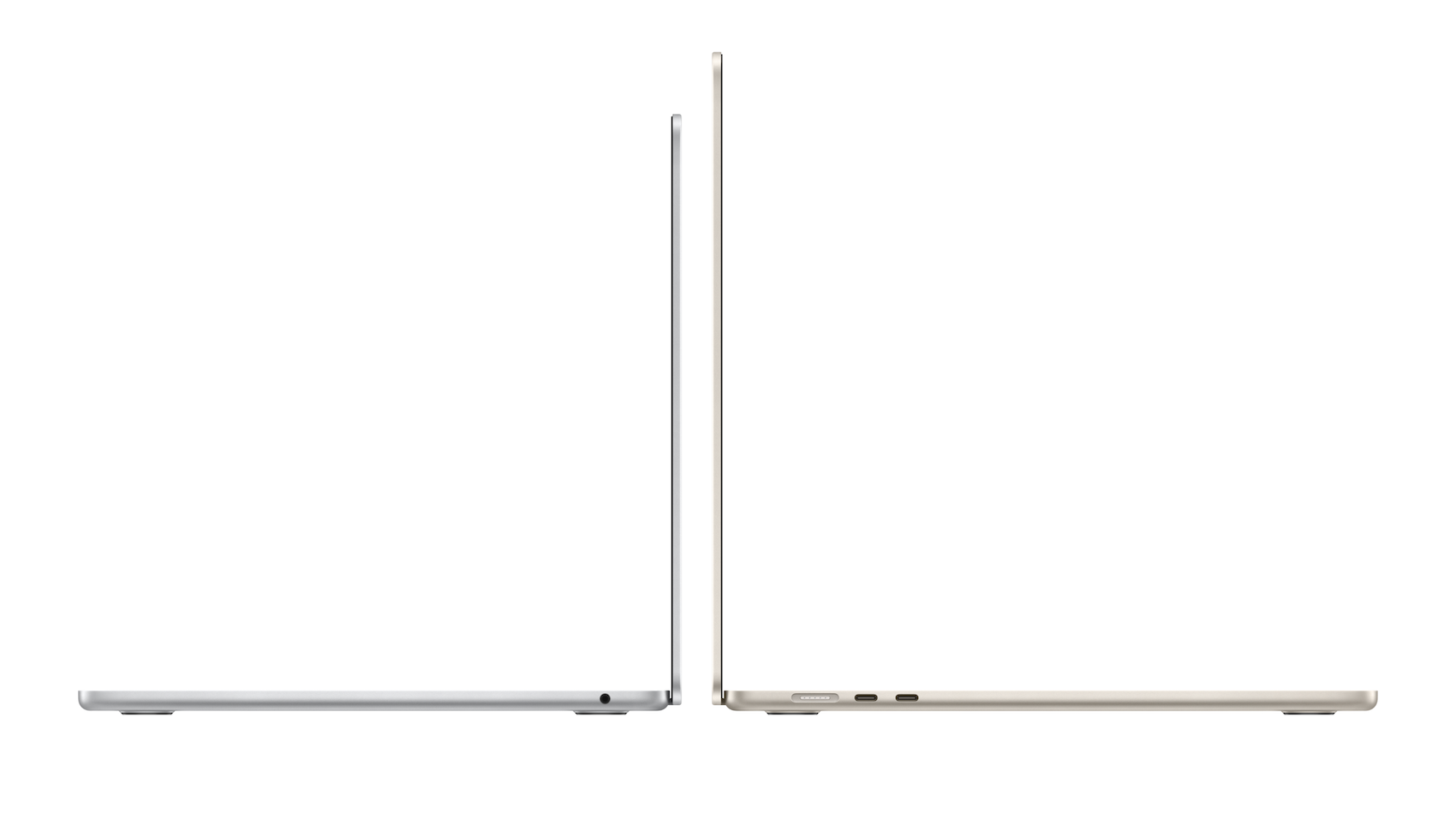 Super sleek side profile of the Apple MacBook Air M3 chip laptop review