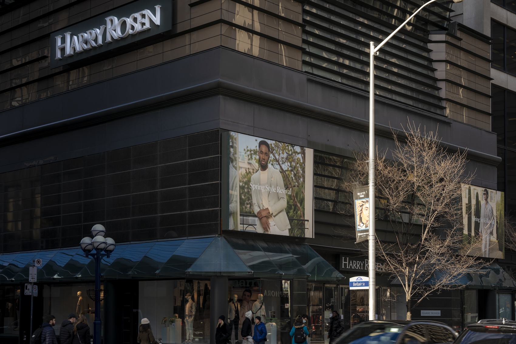 Harry Rosen at the corner of Bloor St W and Bellair the current flagship location. 