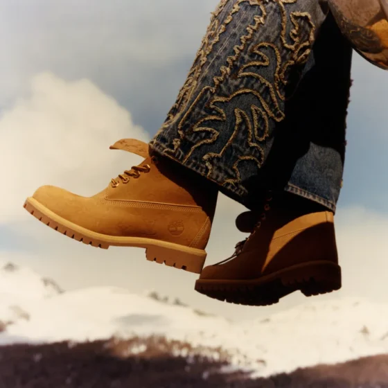 Louis Vuitton x Timberland collaboration capsule collection collab Pharrell Williams workwear cowboy chic boots hats and more
