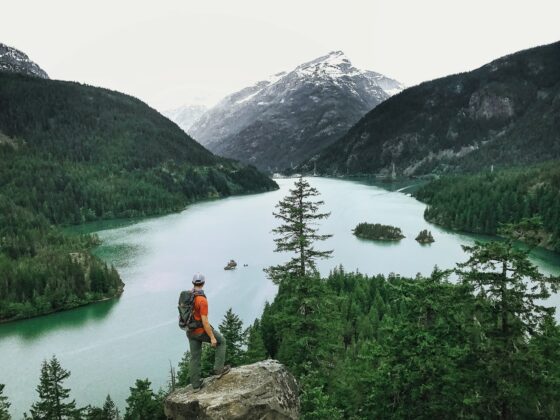 Emergency SOS on Apple iPhone and Watch Diablo Lake in North Cascades National Park shot by Kevin Lu on iPhone 7 Plus.