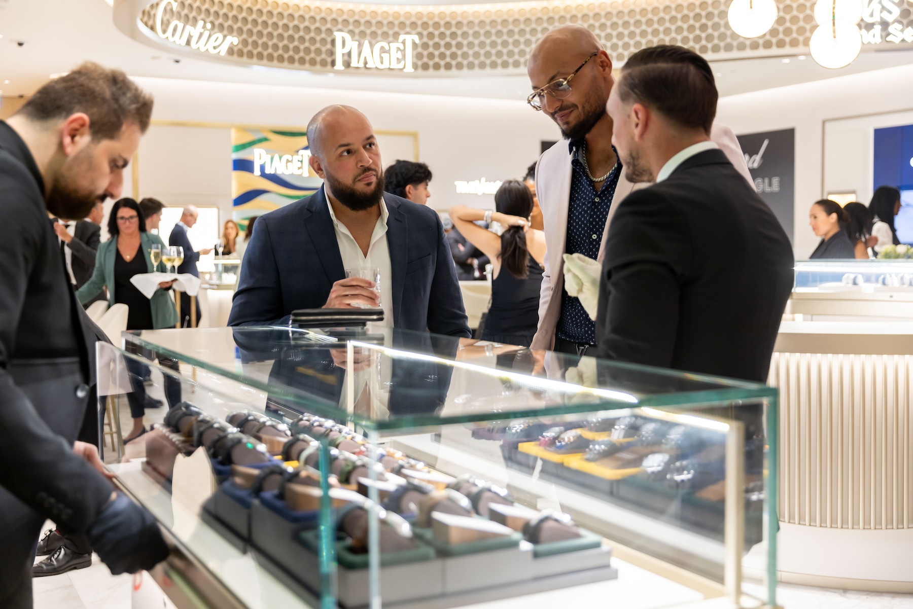 VIP guests attend the grand opening of TIMEVALLÉE MONTREAL, in collaboration with Maison BIRKS, inside the ROYALMOUNT MALL. (Photo: JF Galipeau)