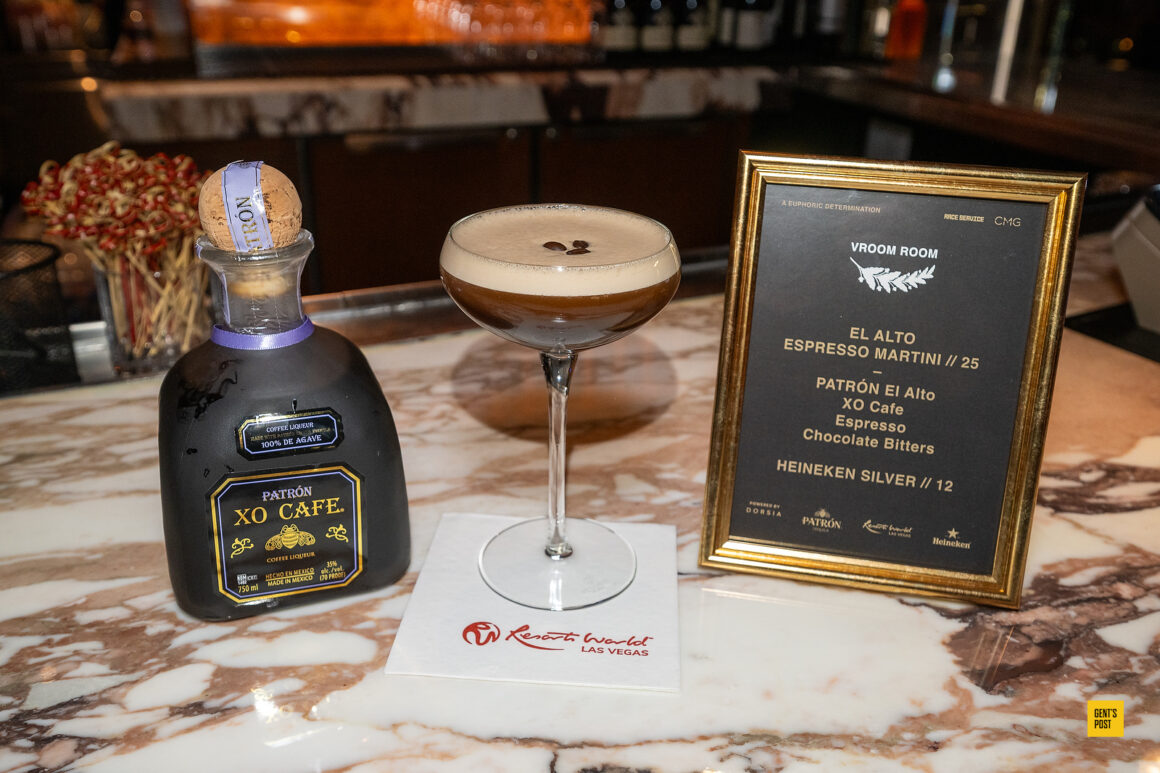 Patrón XO Cafe in Vroom Room at Resorts World Las Vegas during F1 Vegas Grand Prix 2024 (Photo: Courtesy of Vroom Room)