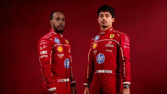 Lewis Hamilton Charles LeClerc Ferrari drives F1 Motorsport Scudderia