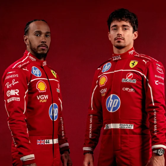 Lewis Hamilton Charles LeClerc Ferrari drives F1 Motorsport Scudderia