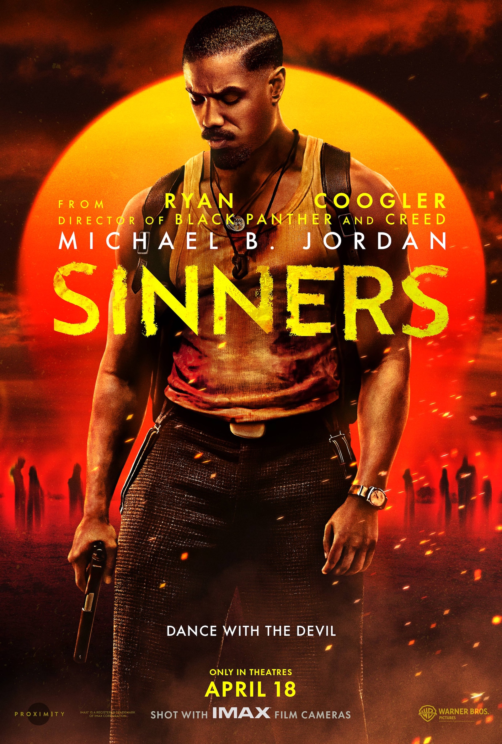 Michael B Jordan starring in Ryan Coogler's SINNERS this Spring. 