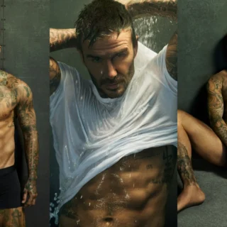 David Beckham BOSS One Underwear Bodywear campaign launch London model