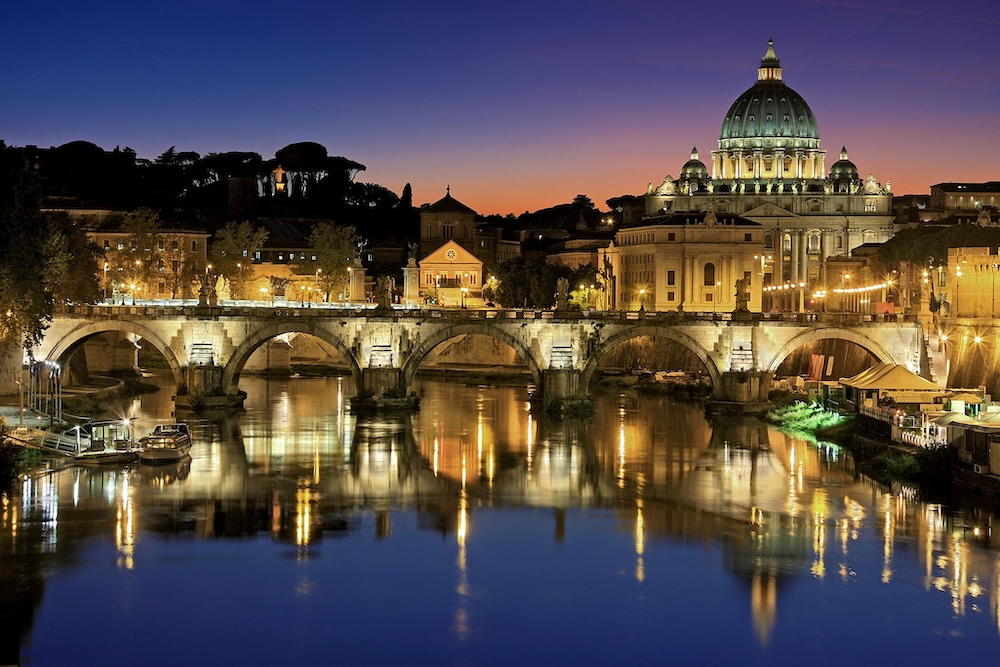 Rome at night