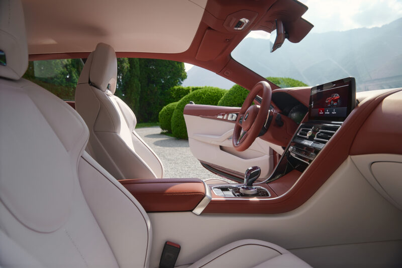 BMW Speedtop in Lake Como Italy interior cockpit