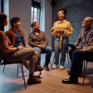 Group counselling meeting