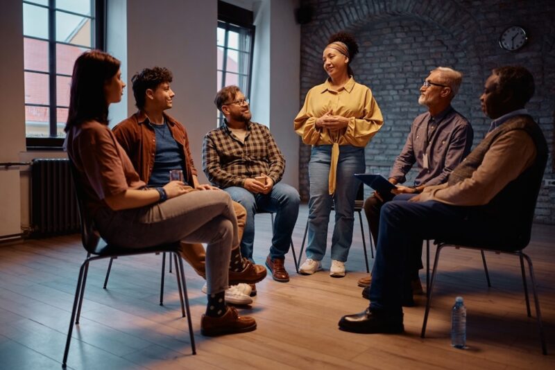 Group counselling meeting