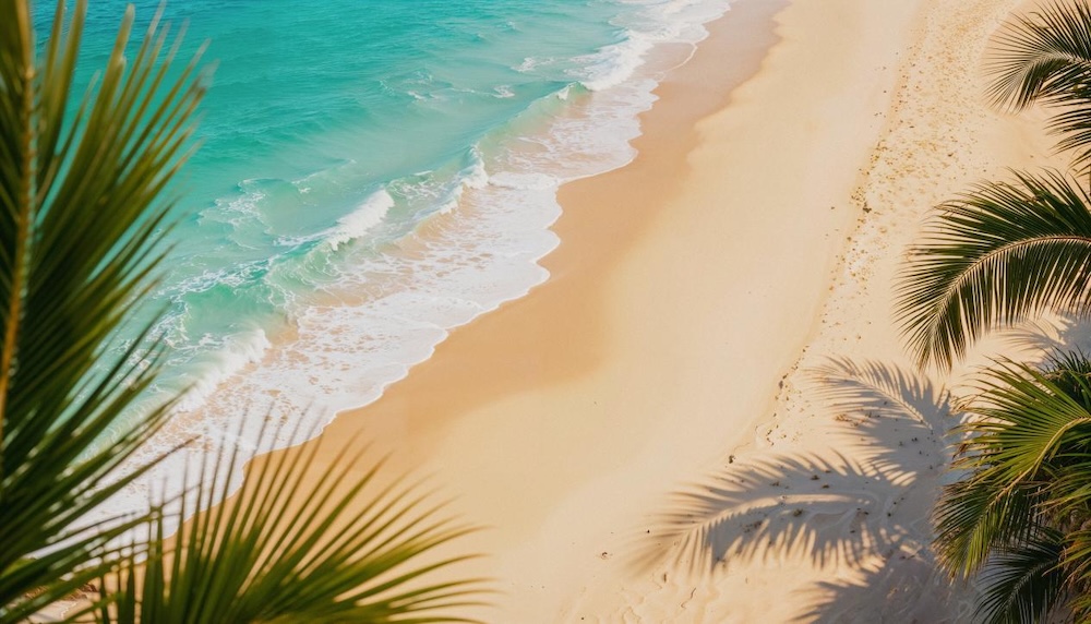 Beach scene