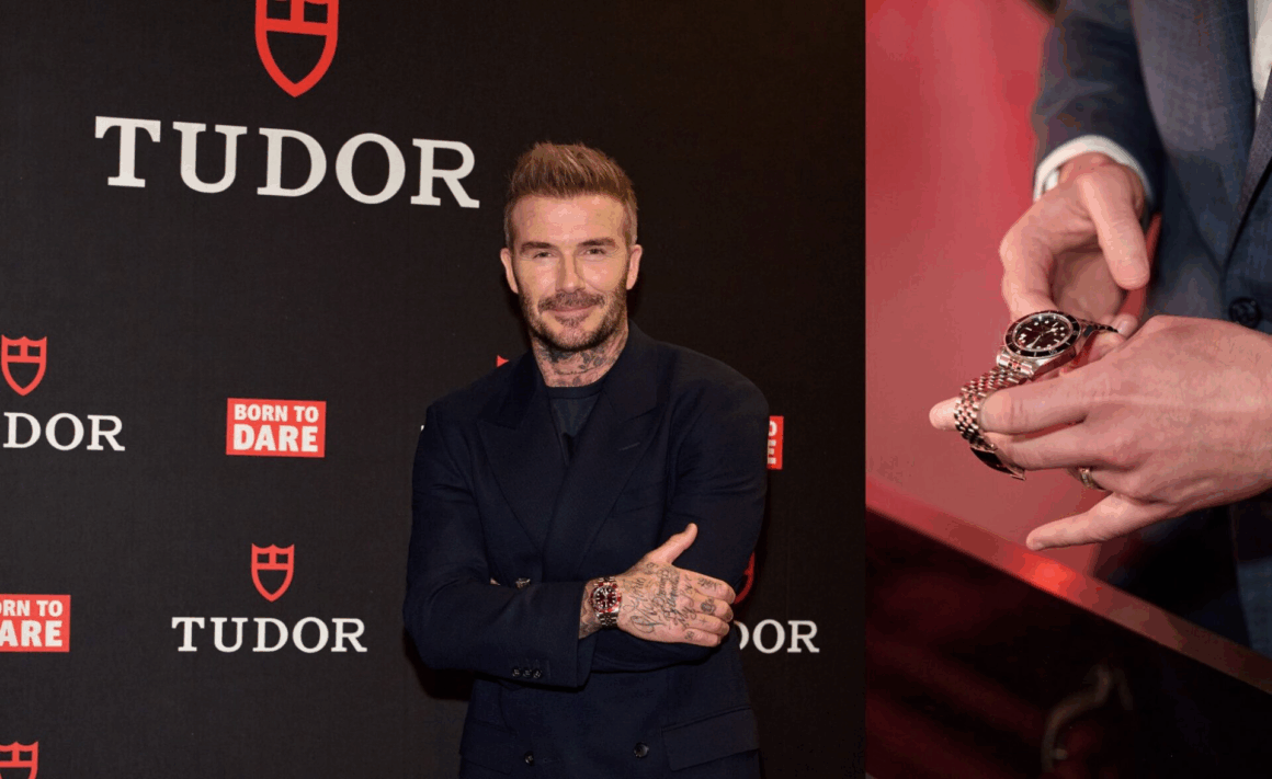 David Beckham in Toronto for TUDOR’s immersive “Born to Dare” evening, sharing his nearly decade-long journey with the brand.