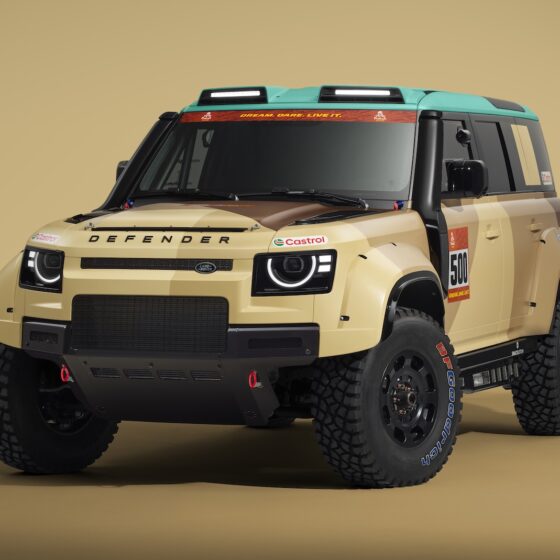 Land Rover Defender Dakara D7X-R race model releases launch prototype