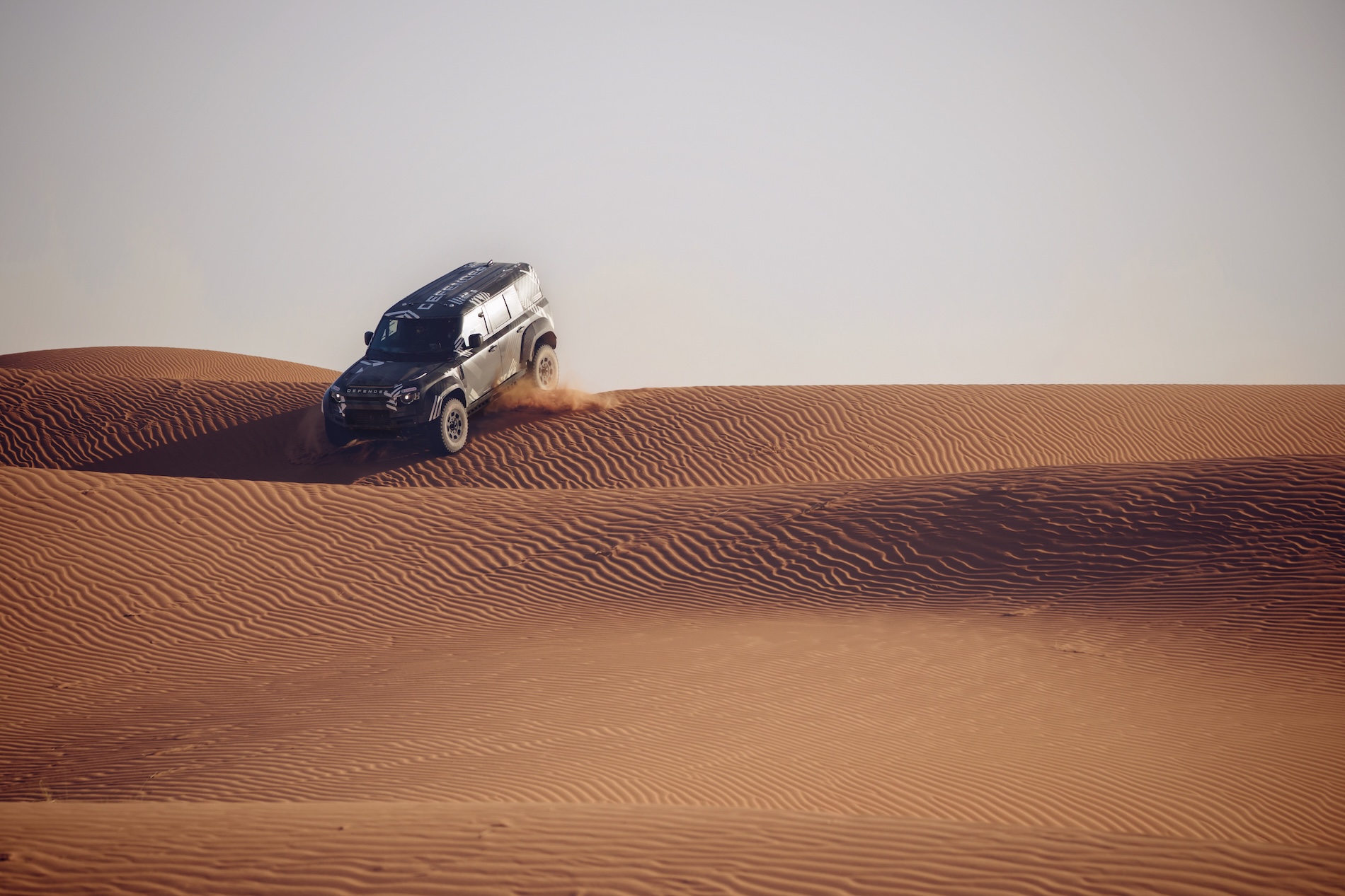 Land rover DEFENDER RALLY COMPLETES GRUELLING SAHARAN TEST OF FIRST COMPETITION-SPEC DEFENDER DAKAR D7X-R AS TEAM PRINCIPAL APPOINTED. (Photo: Courtesy)