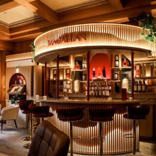 Four Seasons Resort & Residences Whistler Canada's Number 1 resort named by Travel & Leisure magazine CN Traveller new bar The Library by The Macallan Bar in the lobby ultimate must visit apres ski in Whistler top place near you to visit