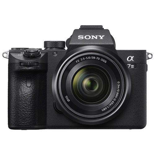 Sony Alpha a7 III Full-Frame Mirrorless Vlogger Camera with 28-70mm OSS Lens Kit best buy