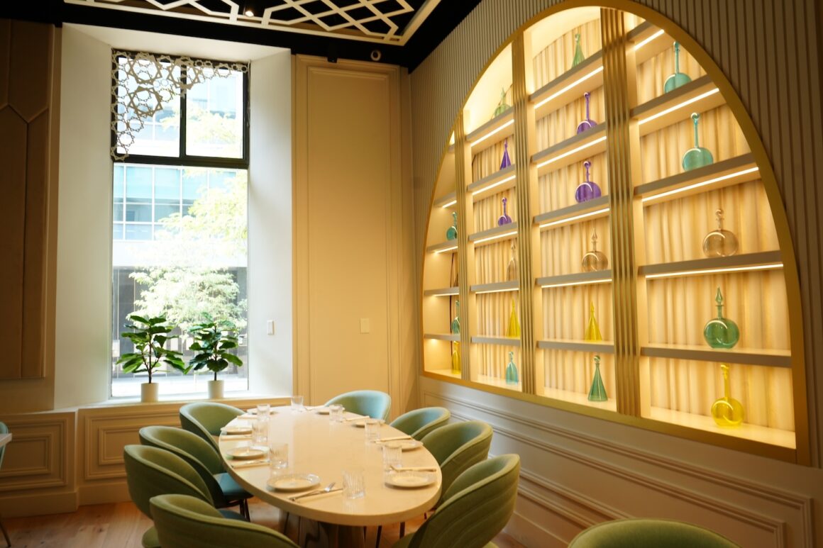 Laylak restaurant Toronto dining room private