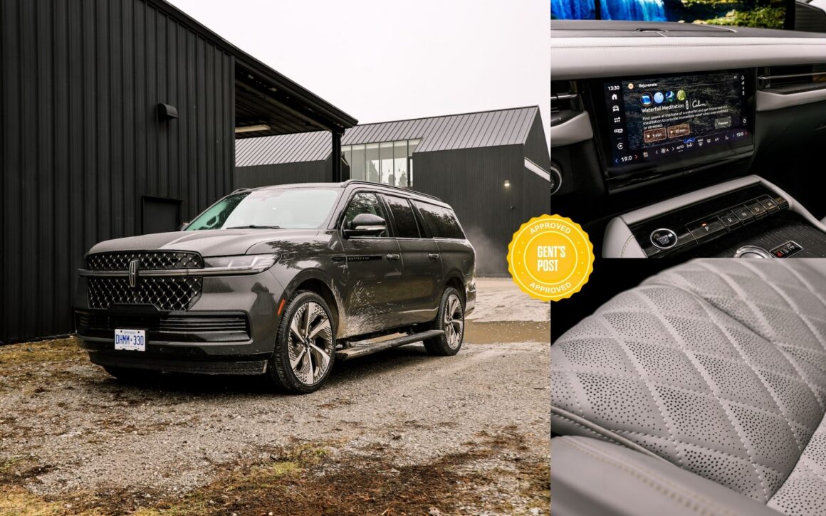 Lincoln Navigator Black Label Canada interior panoramic display and detailed seats