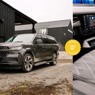 Lincoln Navigator Black Label Canada interior panoramic display and detailed seats