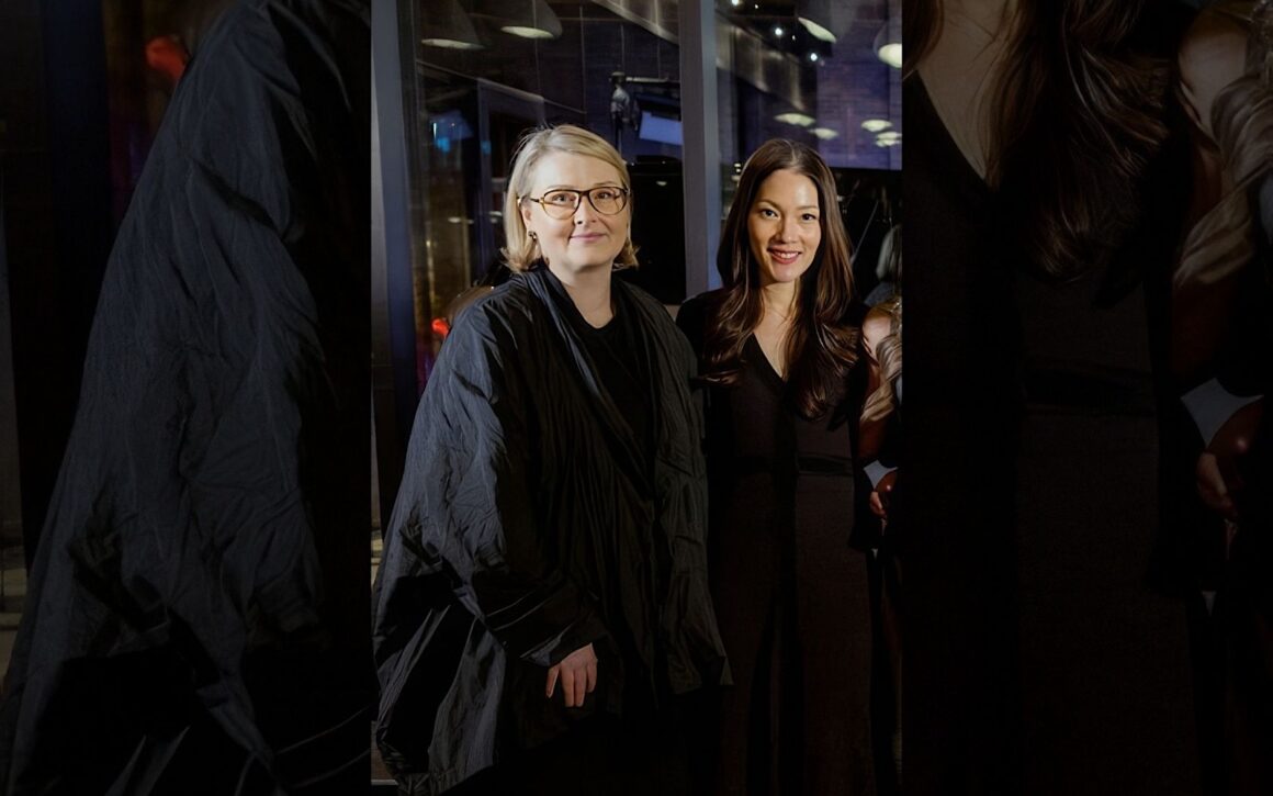 Photo: Michelle de demo (left to right), along side Christine Cheng, from the Lincoln team at the Lincoln Navigator Black Label private dinner and panel event hosted at Lee Restaurant in Toronto.
