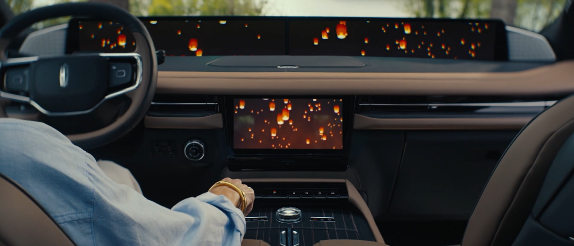 Interior view of the Lincoln Navigators Rejuvenate experience also in other models like the Nautilus.