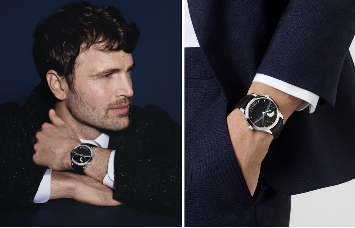 Watches & Wonders Geneva 2026 Wearing the Midnight Jour Nuit Phase de Lune 42mm. (Photos: Courtesy) Van Cleef & Arpels